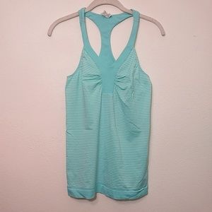 Under Armour Blue Racerback Workout Tank Top M